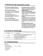 Предварительный просмотр 9 страницы Toshiba IK-628A Instruction Manual