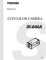 Toshiba IK-644A Owner'S Manual предпросмотр