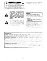 Предварительный просмотр 3 страницы Toshiba IK-64WDA Instruction Manual