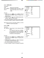 Предварительный просмотр 15 страницы Toshiba IK-6550A - Analog Camera, 540 TV Lines Instruction Manual