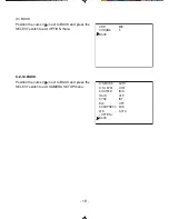 Предварительный просмотр 19 страницы Toshiba IK-6550A - Analog Camera, 540 TV Lines Instruction Manual