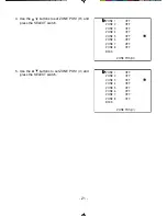 Предварительный просмотр 21 страницы Toshiba IK-6550A - Analog Camera, 540 TV Lines Instruction Manual