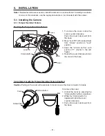 Предварительный просмотр 9 страницы Toshiba IK-DF02A Instruction Manual