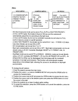 Предварительный просмотр 13 страницы Toshiba IK-DP20A Instruction Manual