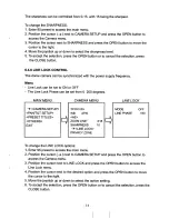 Предварительный просмотр 15 страницы Toshiba IK-DP20A Instruction Manual