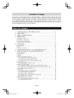 Preview for 4 page of Toshiba IK-HR1D Instruction Manual