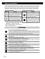 Предварительный просмотр 2 страницы Toshiba IK-SX1 Instruction Manual