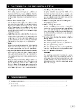 Предварительный просмотр 5 страницы Toshiba IK-TF5 Instruction Manual