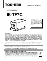 Toshiba IK-TF7C Instruction Manual предпросмотр