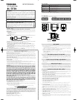 Toshiba IK - TF7H Instruction Manual preview