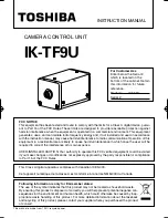 Toshiba IK-TF9U Instruction Manual preview