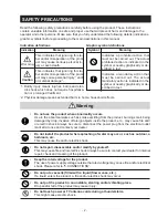 Preview for 2 page of Toshiba IK-TU61 Instruction Manual