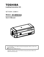 Toshiba IK-WB30A User Manual предпросмотр