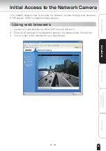 Предварительный просмотр 19 страницы Toshiba IK-WB70A - IP/Network Camera, PoE User Manual