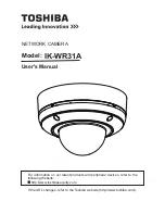 Предварительный просмотр 1 страницы Toshiba IK-WB82A User Manual