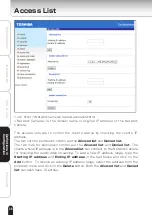 Предварительный просмотр 38 страницы Toshiba IK-WD01A - IP/Network Mini-dome Camera User Manual