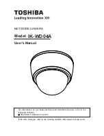 Toshiba IK-WD04A User Manual предпросмотр