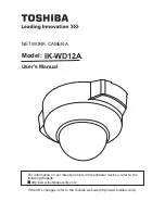 Toshiba IK-WD12A User Manual предпросмотр