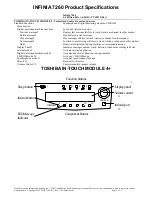 Preview for 3 page of Toshiba Infinia 7260 Specification Sheet