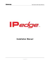 Toshiba IP edge EC Installation Manual preview