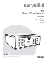 Toshiba IPS8-1T - IP/Network NVR, 1TB HD User Manual preview