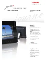 Preview for 1 page of Toshiba JOURNE F700 Specifications