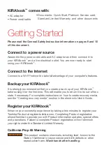 Preview for 6 page of Toshiba KIRAbook Quick Start Manual