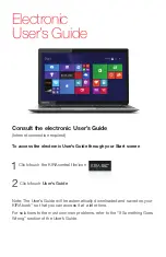 Preview for 8 page of Toshiba KIRAbook Quick Start Manual