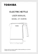 Preview for 2 page of Toshiba KT-15DRRS User Manual