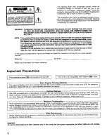 Предварительный просмотр 2 страницы Toshiba KV-5124A Instruction Manual