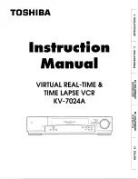 Preview for 1 page of Toshiba KV-7024A Instruction Manual