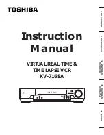 Preview for 1 page of Toshiba KV-7168A Instruction Manual