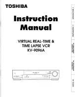 Preview for 1 page of Toshiba KV-9096A Instruction Manual