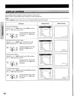 Preview for 18 page of Toshiba KV-9096A Instruction Manual