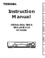 Toshiba kV-9168A Instruction Manual предпросмотр