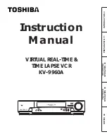 Предварительный просмотр 1 страницы Toshiba kV-9960A Instruction Manual