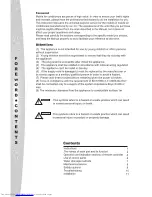 Предварительный просмотр 2 страницы Toshiba KYR-32GW/X1c Owner'S Manual