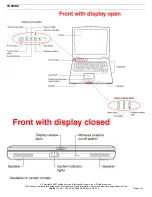 Preview for 4 page of Toshiba L15-S104 Specifications