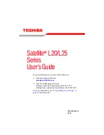 Toshiba L20/L25 User Manual preview