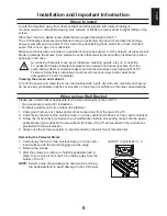 Preview for 5 page of Toshiba L243 D Owner'S Manual