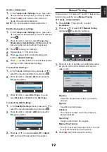 Предварительный просмотр 19 страницы Toshiba L2546DG User Manual