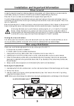 Предварительный просмотр 5 страницы Toshiba L2556DB User Manual