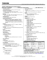 Preview for 1 page of Toshiba L305D-S5873 User Manual