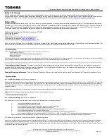 Preview for 2 page of Toshiba L355-S7834 - Satellite - Pentium Dual Core 2 GHz Specifications