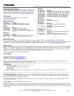 Preview for 2 page of Toshiba L505-ES5015 Specifications