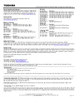 Preview for 2 page of Toshiba L505-ES5016 Specifications