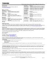 Preview for 2 page of Toshiba L505-ES5034 Specifications