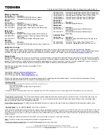 Preview for 2 page of Toshiba L505D-LS5005 Specifications