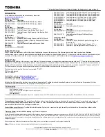 Preview for 2 page of Toshiba L505D-LS5006 Specifications