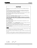 Preview for 2 page of Toshiba L5232 Instruction Manual